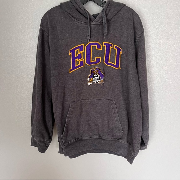 Genuine Merchandise Other - East Carolina Pirates Men’s Hoodie XL Pullover Gray Purple